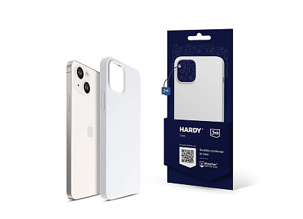 3mk ochranný kryt HARDY Silicone MagCase pro Apple iPhone 14, White