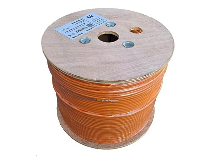 UTP kabel LEXI-Net Cat5E, drát, LS0H (B2ca s1a,d0,a1), oranžový, 500m, cívka UTP kabel LEXI-Net Cat5E, drát, LS0H (B2ca s1a,d0,a1), oranžový, 500m, cívka