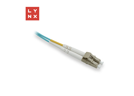 LYNX duplexní patch kabel MM, OM3, LC/LC, 50/125µm, 10m LYNX duplexní patch kabel MM, OM3, LC/LC, 50/125µm, 10m