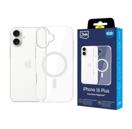3mk ochranný kryt EverClear Magcase pro Apple iPhone 16 Plus 3mk ochranný kryt EverClear Magcase pro Apple iPhone 16 Plus
