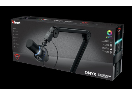 TRUST mikrofon GXT 255+ ONYX MICROPHONE & ARM
