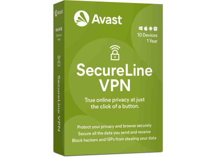 _Nová Avast SecureLine VPN Multi-device 10PC na 12 měsíců
