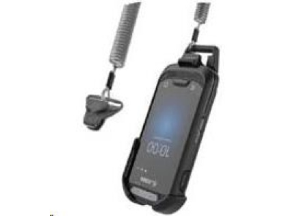 Zebra tether, coiled, clip , pro EC30