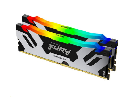 KINGSTON DIMM DDR5 32GB (Kit of 2) 6400MT/s CL32 FURY Renegade RGB