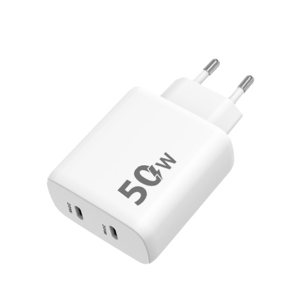 WG - Síťová nabíječka 2x USB-C 50W, 1x USB-C PD 30W + 1x USB-C PD 20W, bílá WG - Síťová nabíječka 2x USB-C 50W, 1x USB-C PD 30W + 1x USB-C PD 20W, bílá