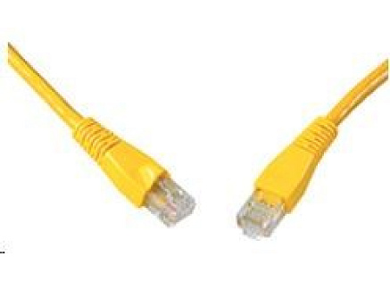 Solarix Patch kabel CAT6 UTP PVC 2m žlutý snag-proof C6-114YE-2MB