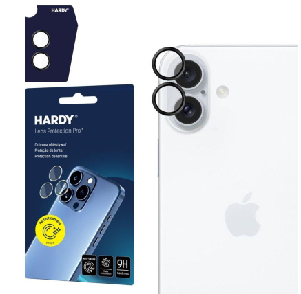3mk Hardy Lens Protection Pro pro iPhone 16/16 Plus Black 3mk Hardy Lens Protection Pro pro iPhone 16/16 Plus Black