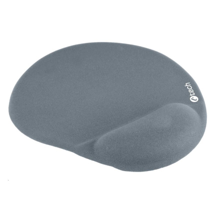 C-TECH Podložka pod myš gelová MPG-03, šedá, 240x220mm