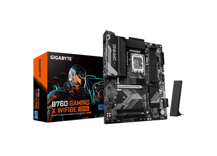 GIGABYTE MB Sc LGA1700 B760 GAMING X WIFI6E GEN5, Intel B760, 4xDDR5, 1xDP, 1xHDMI