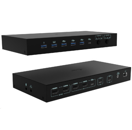 i-tec USB-C KVM Docking station for 3 Hosts, Dual Display, Power Delivery 1x 92W/2x 65W i-tec USB-C KVM Docking station for 3 Hosts, Dual Display, Power Delivery 1x 92W/2x 65W