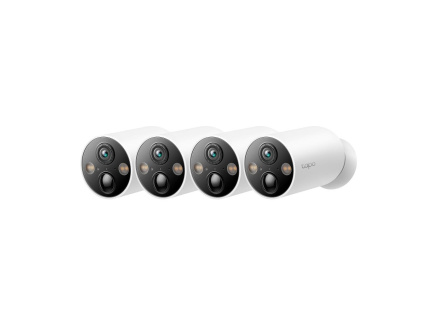 TP-Link Tapo C425 set 4x venkovní kamera C425 (4MP, 2K QHD, 1440p, IR 15m, WiFi, micro SD card, IP66)