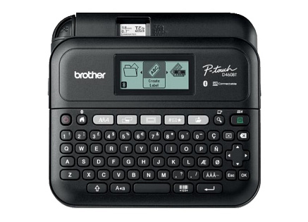 BROTHER tiskárna štítků PT-D460BTVP, 18mm pásky, USB, kufřík, velký grafický displej BROTHER tiskárna štítků PT-D460BTVP, 18mm pásky, USB, kufřík, velký grafický displej