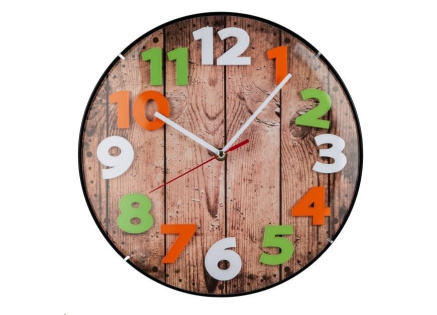 TechnoLine WT 7435 nástěnné hodiny, dřevo