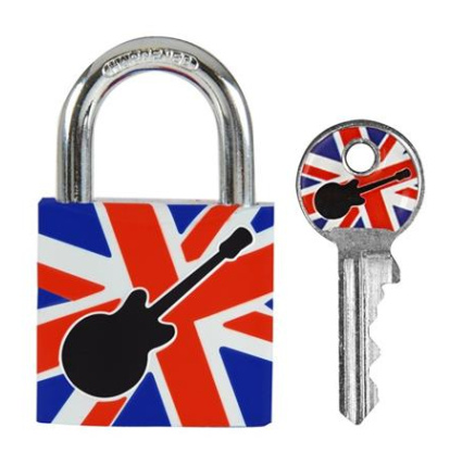 Master Lock Visací zámek  z pevného hliníku 3430EURDGUITAR - 30mm