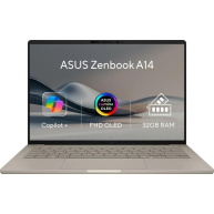 ASUS NTB Zenbook 14 (UX3407QA-OLED340X), X1-26-100, 14" 1920x1200 OLED, 32GB, 1TB SSD, Adreno, W11 Pro, Zabriskie Beige