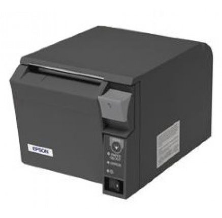 EPSON TM-T70II pokladní tiskárna, USB + serial, černá, řezačka, se zdrojem