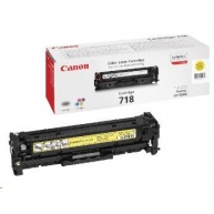 Canon TONER CRG-718Y žlutý pro i-Sensys LBP7200CDN, LBP7210Cdn, LBP7660CDN, LBP7680CX, MF724Cdw, MF728Cdw (2 900 str.)