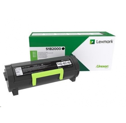 Lexmark černý toner pro MS/MX 317,417,517,617 z programu Lexmark Return na 2 500 stran Lexmark černý toner pro MS/MX 317,417,517,617 z programu Lexmark Return na 2 500 stran