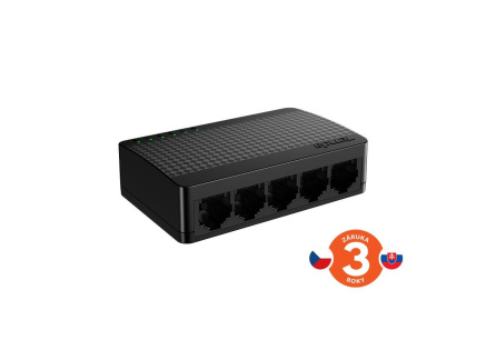 Tenda SG105M 5-portový Gigabit Ethernet Switch, 10/100/1000Mbps, Plast, Desktop