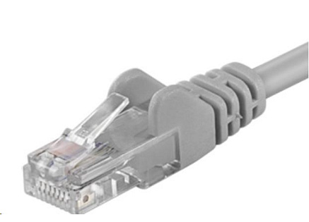 PREMIUMCORD Patch kabel UTP RJ45-RJ45 CAT5e 0.25m šedá PREMIUMCORD Patch kabel UTP RJ45-RJ45 CAT5e 0.25m šedá