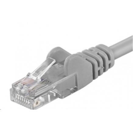 PREMIUMCORD Patch kabel UTP RJ45-RJ45 CAT5e 0.25m šedá