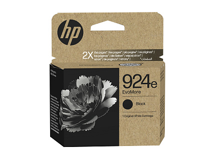 HP 924e EvoMore Black Original Ink Cartridge (1,000 pages) HP 924e EvoMore Black Original Ink Cartridge (1,000 pages)