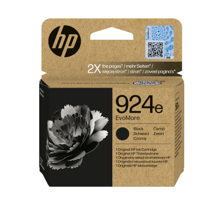 HP 924e EvoMore Black Original Ink Cartridge (1,000 pages) HP 924e EvoMore Black Original Ink Cartridge (1,000 pages)