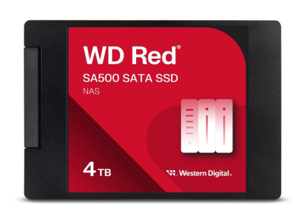 WD RED SSD 3D NAND WDS400T2R0A 4TB SATA/600 Powered by SanDisk, (R:560, W:530MB/s), 2.5" WD RED SSD 3D NAND WDS400T2R0A 4TB SATA/600 Powered by SanDisk, (R:560, W:530MB/s), 2.5"