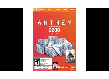 Anthem: 2200 Shards - pakiet tektytów