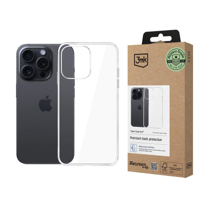 3mk ochranný kryt Clear Case Eco pro Apple iPhone 15 Pro Max 3mk ochranný kryt Clear Case Eco pro Apple iPhone 15 Pro Max