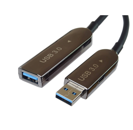 PREMIUMCORD Kabel USB3.0 + 2.0 prodlužovací optický AOC kabel A/Male - A/Female 15m PREMIUMCORD Kabel USB3.0 + 2.0 prodlužovací optický AOC kabel A/Male - A/Female 15m