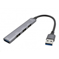 iTec USB 3.0 Metal HUB 1x USB 3.0 + 3x USB 2.0