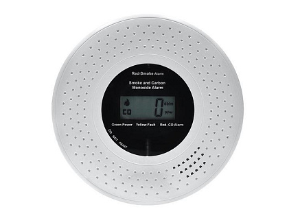 Solight detektor kouře a oxidu uhelnatého, LCD displej, 2x AA baterie