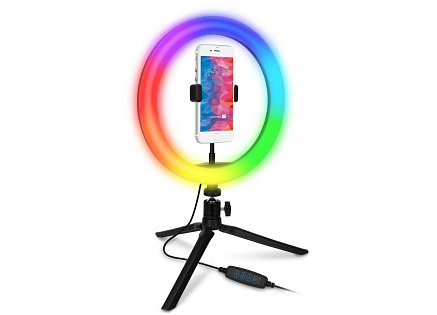 CONNECT IT Selfie10RGB kruhové 10" RGB LED světlo