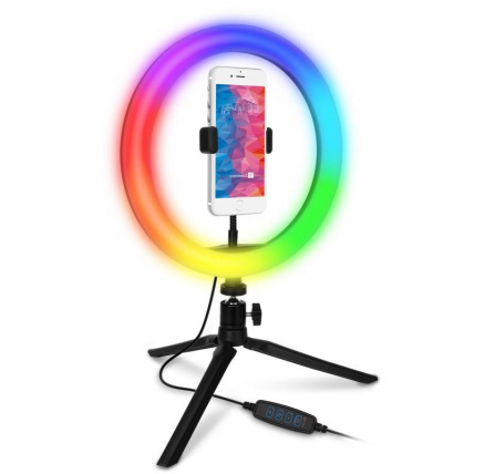CONNECT IT Selfie10RGB kruhové 10" RGB LED světlo CONNECT IT Selfie10RGB kruhové 10" RGB LED světlo