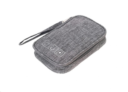 WG Cestovní pouzdro na elektroniku 2 / 18,5 x 12,5 x 3,5cm / grey WG Cestovní pouzdro na elektroniku 2 / 18,5 x 12,5 x 3,5cm / grey