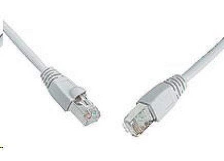 Solarix Patch kabel CAT5E SFTP PVC 20m šedý snag-proof C5E-315GY-20MB