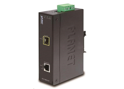 Planet IGT-805AT, konvertor 10/100/1000T RJ-45 na 1x 100/1000X SFP, -40 +75°C Planet IGT-805AT, konvertor 10/100/1000T RJ-45 na 1x 100/1000X SFP, -40 +75°C