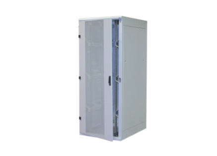 TRITON Dveře 42U - perforované, 80% propustnost vč.kování, šířka 800mm, šedé