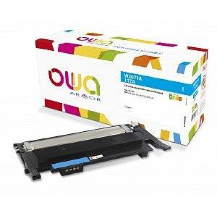 OWA Armor toner pro HP CLJ 150 cyan, 1.000 str., komp.s W2071A JUMBO OWA Armor toner pro HP CLJ 150 cyan, 1.000 str., komp.s W2071A JUMBO