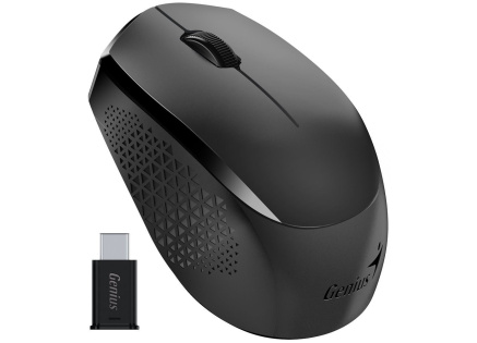 GENIUS myš NX-8000S Type-C/ 1200 dpi/ USB-C/ bezdrátová/ tichá/ černá