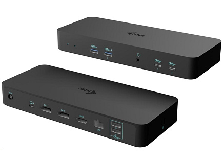 i-tec USB-C Intelligent Triple Display Docking Station, Power Delivery 100W