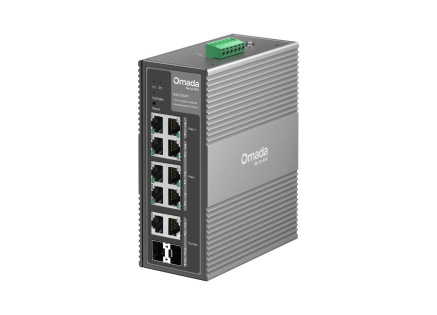 TP-Link OMADA průmyslový switch IES210GPP (8xGbE,2xGbE/SFPcombo,6xPoE+,2xPoE++,240W,DIN,IP40,fanless)