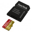 SanDisk MicroSDHC karta 32GB Extreme PLUS (10MB/s, UHS-I V30, Rescue Pro Deluxe) + adaptér