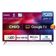CHiQ U43QM9G TV 43", UHD QLED  Google TV-demo