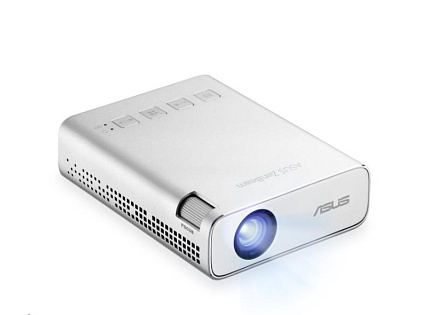 ASUS PROJEKTOR LED E1R ZenBeam, 200lum. LED 854x480 automatic portrait projection mode, battery 4h, USB-A HDMI