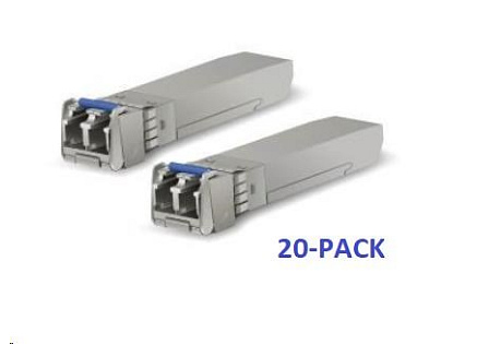 UBNT U Fiber UF-SM-10G-20, 20-PACK [20ks SFP+ 10G modulů, Single-Mode, LC konektor]