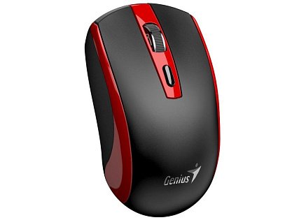 GENIUS myš ECO-8150/ 1200 dpi/ bezdrátová/ dobíjecí/ Copilot/ černo-červená