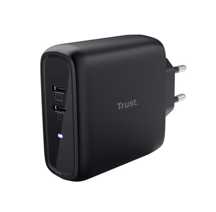 TRUST nabíječka MAXO 65W, 2x USB-C, černá TRUST nabíječka MAXO 65W, 2x USB-C, černá