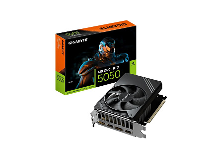 BAZAR - GIGABYTE VGA NVIDIA GeForce RTX 5050 D6 8G, RTX 5050, 8G GDDR6, 2xDP, 2xHDMI - Rozbaleno (Komplet)
